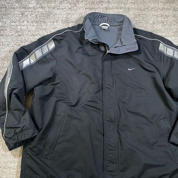 Vintage Y2K Early 2000’s Nike Fleece Lined Jacket Men’s Coat - Picture 1 of 10